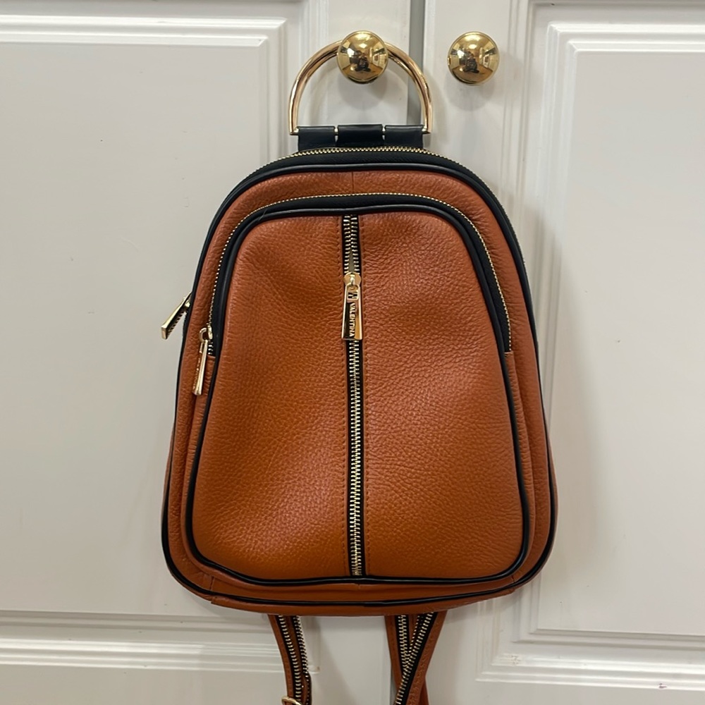 Valentina Leather Convertible Backpack